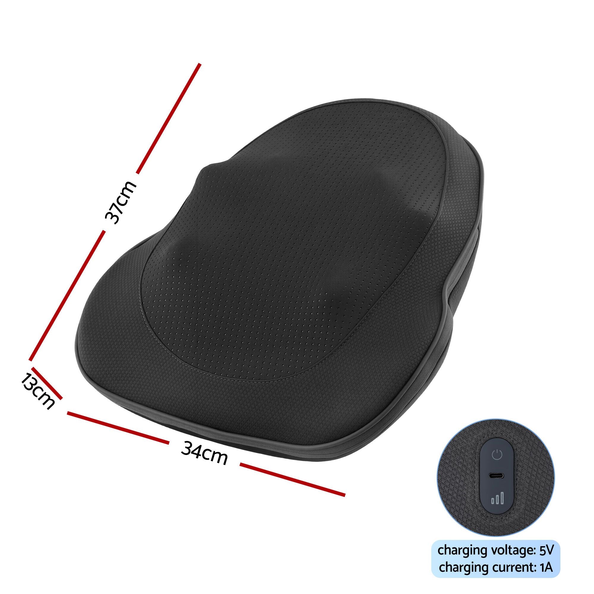 Livemor Cordless Back & Neck Massager Pillow with Heat