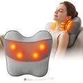 Livemor USB Back & Neck Massager Pillow with Heat - Grey