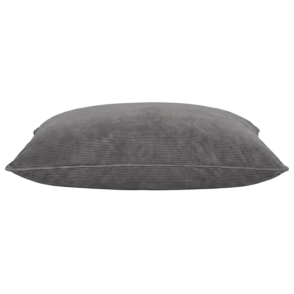 Artiss 3-in-1 Convertible Bean Bag Cover - Grey Corduroy