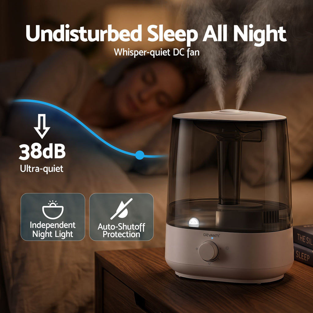 Devanti 6L Ultrasonic Humidifier & Aroma Diffuser