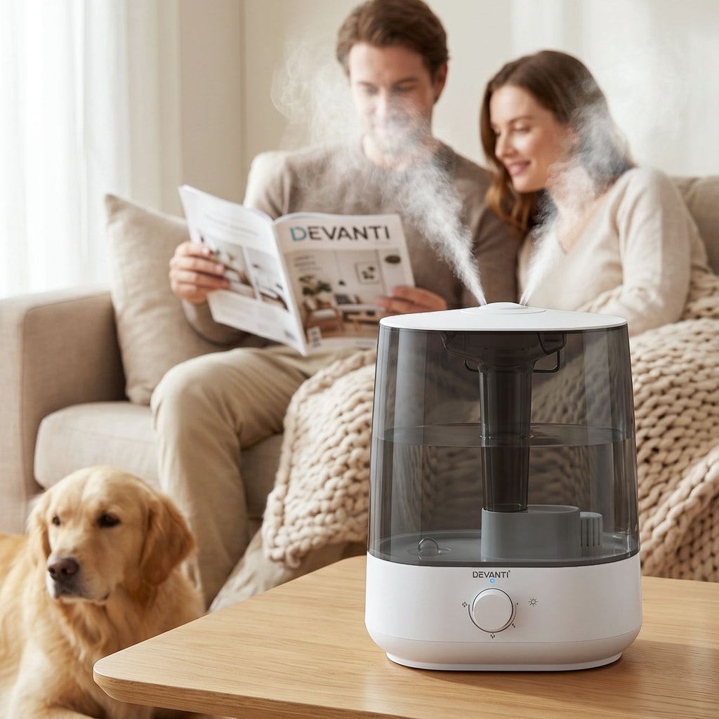 Devanti 6L Ultrasonic Humidifier & Aroma Diffuser