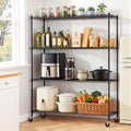 Artiss 4-Tier Kitchen Rack with Wheels 152x45x187cm