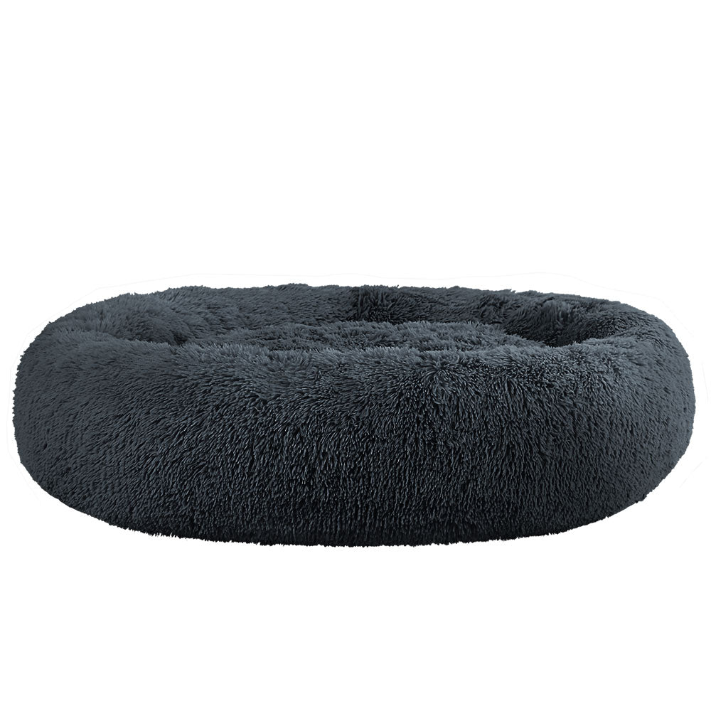 Pet 110cm Calming Extra Large Pet Bed - Dark Grey