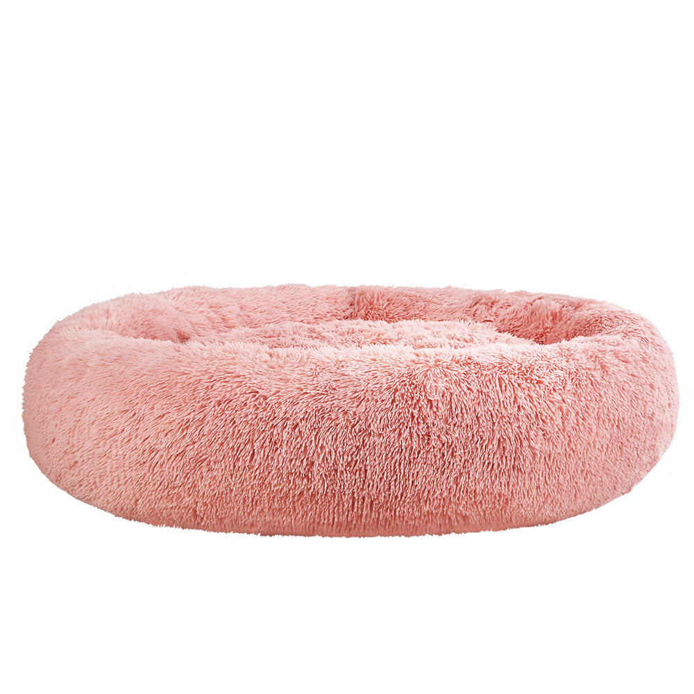 Pet 110cm Calming Extra Large Pet Bed - Pink