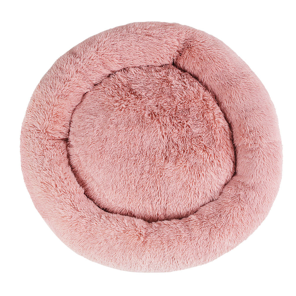 Pet 110cm Calming Extra Large Pet Bed - Pink