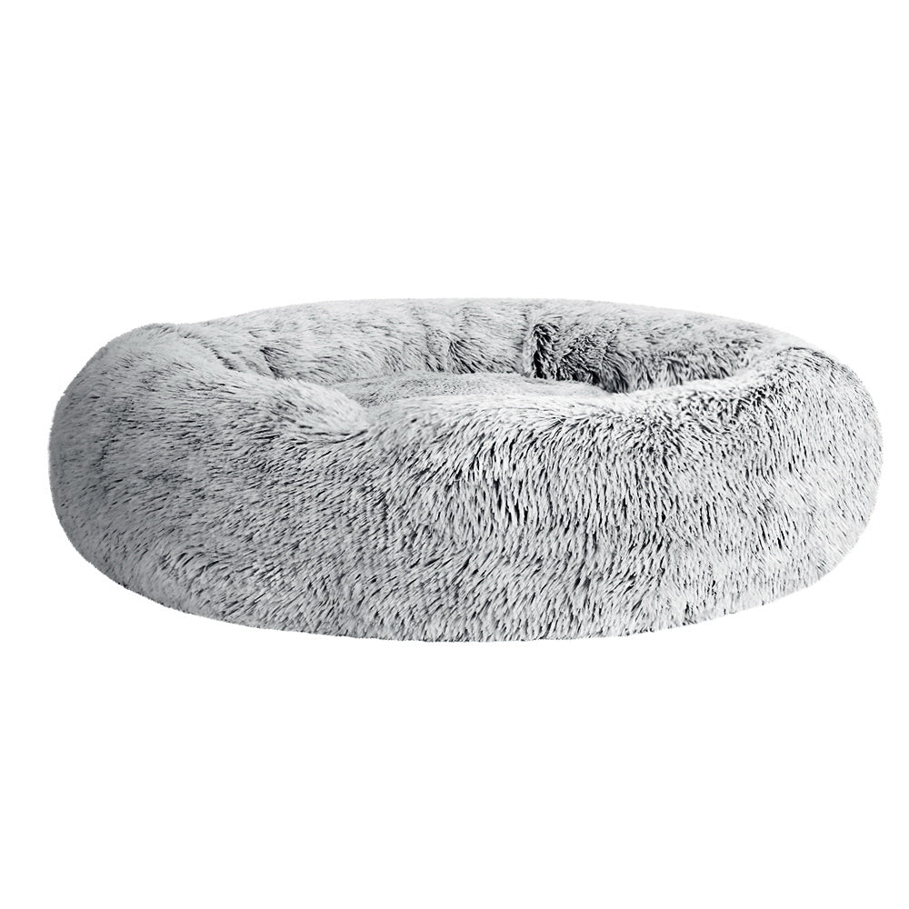 Large Calming Pet Bed – 90cm Light Charcoal