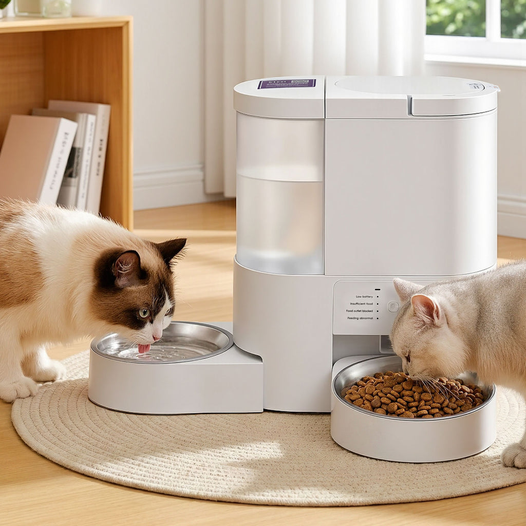 2-in-1 Smart Pet Feeder & Water Dispenser – WiFi Automatic Food Station for Cats & Dogs