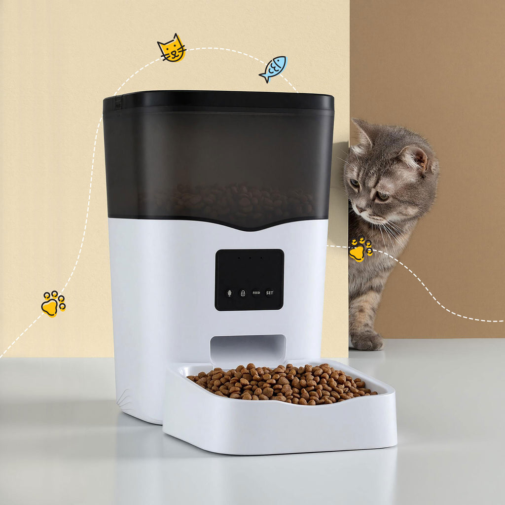 Smart WiFi Automatic Pet Feeder – 3L Food Dispenser for Cats & Dogs
