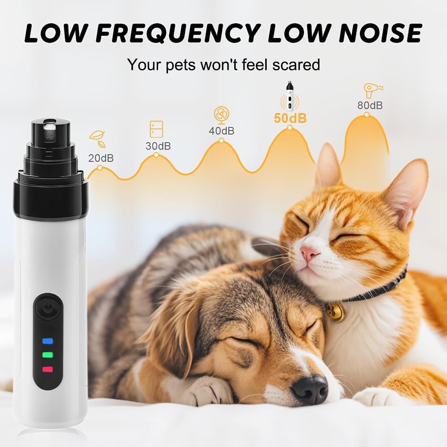 USB Rechargeable Pet Nail Grinder