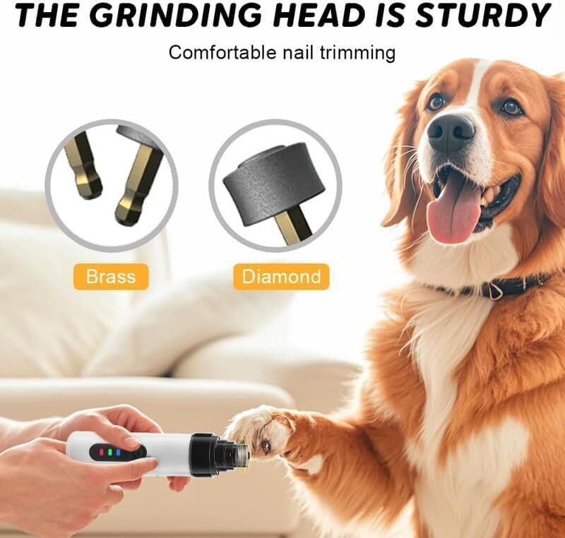USB Rechargeable Pet Nail Grinder