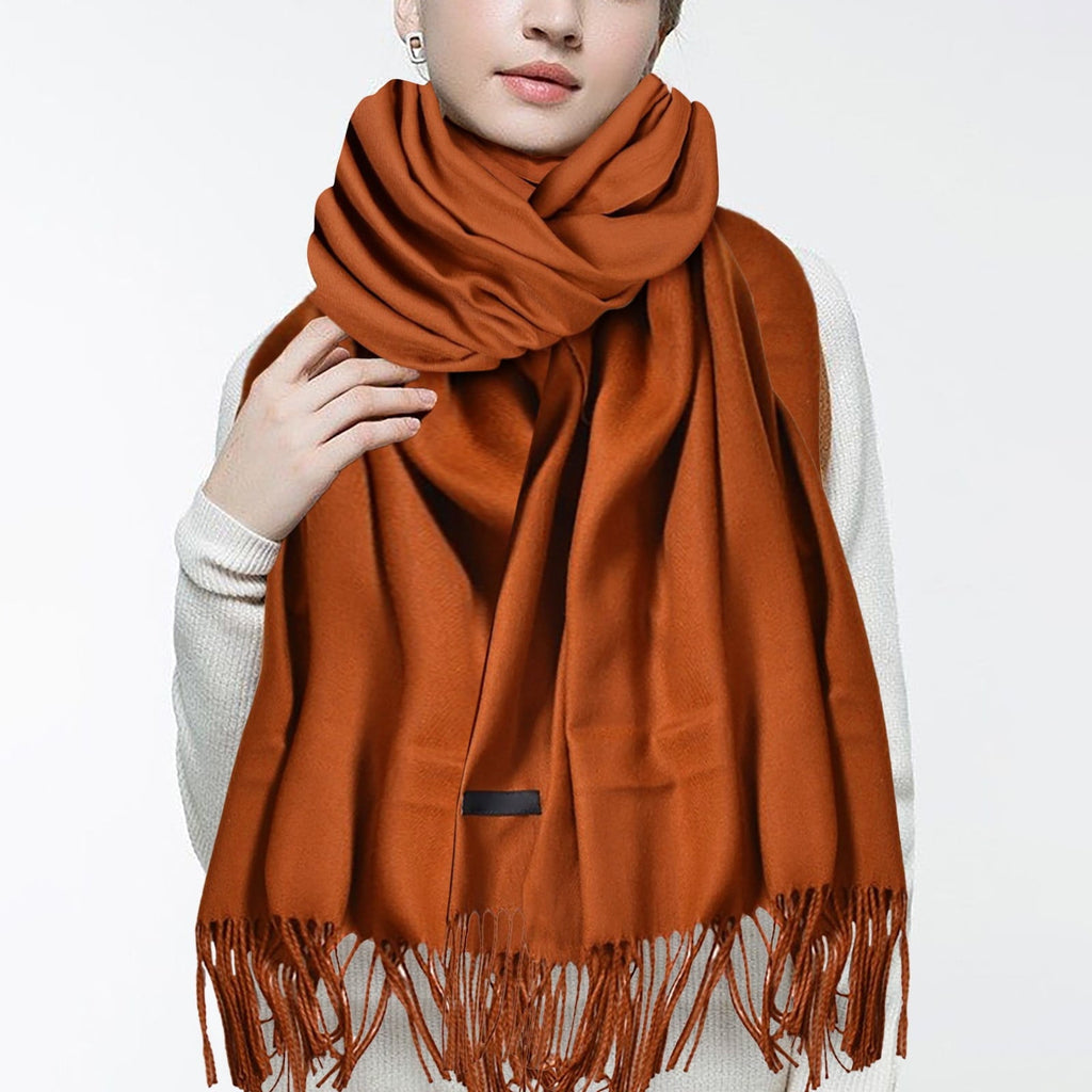 Women's Pashmina Scarf – Red & Pink