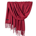Women's Pashmina Scarf – Red