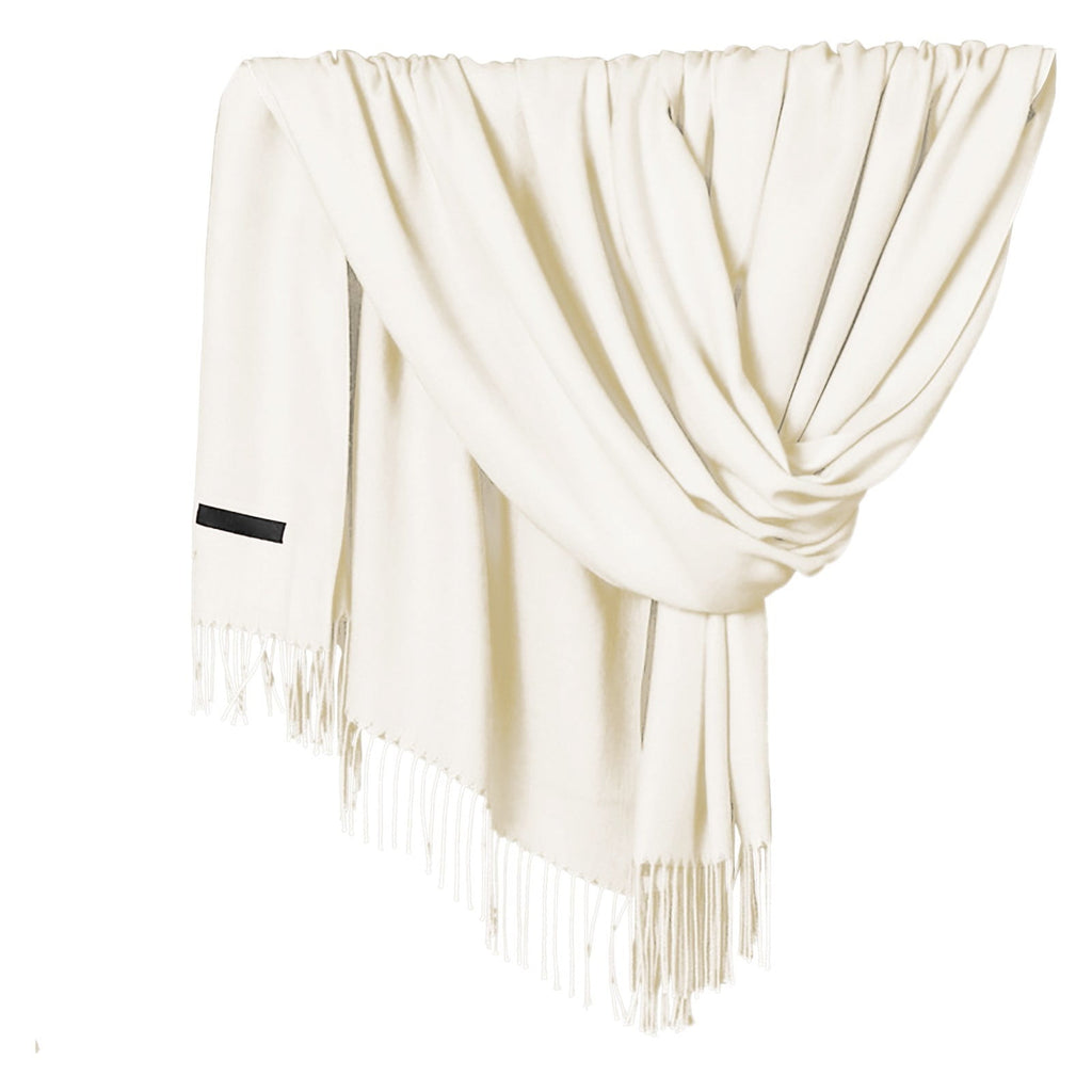 Women's Pashmina Scarf – Red & White