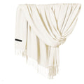 Women's Pashmina Scarf – Red & White