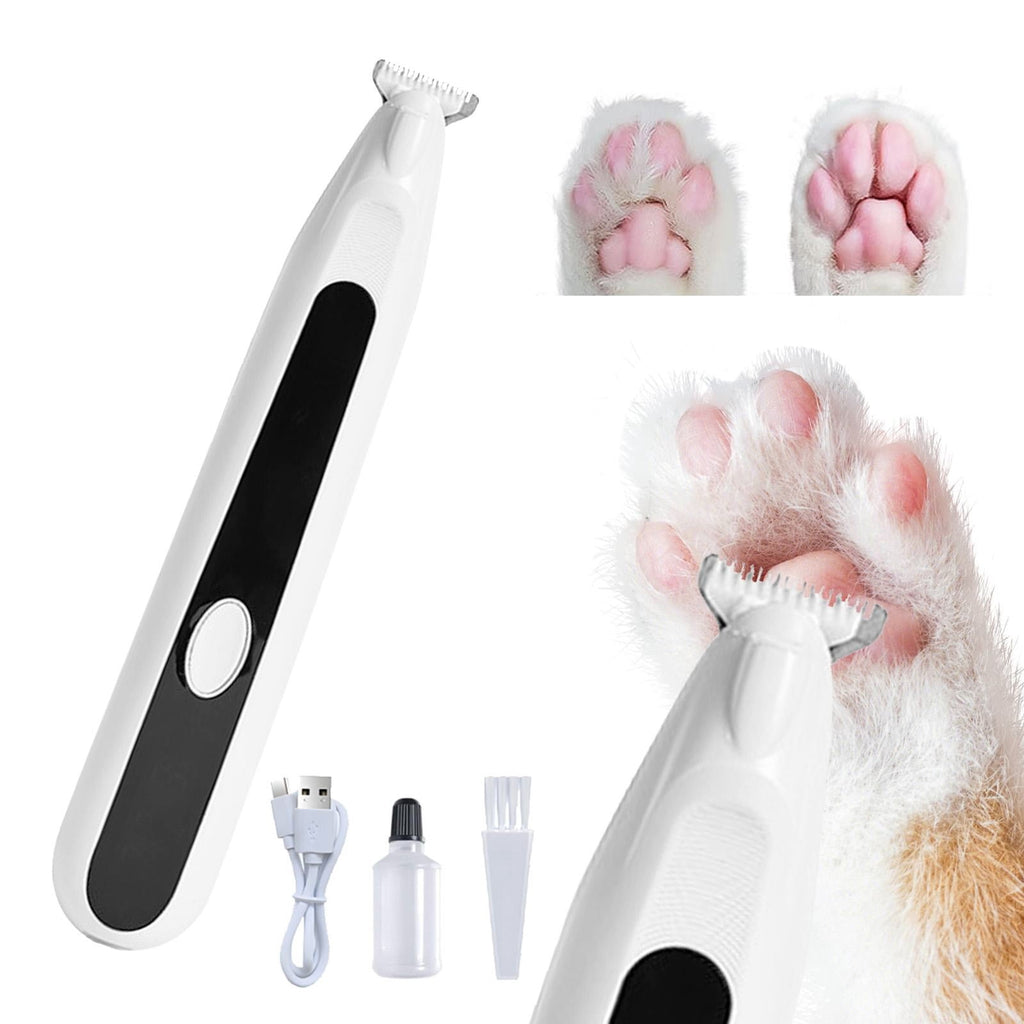 Cordless Pet Grooming Trimmer Kit - White