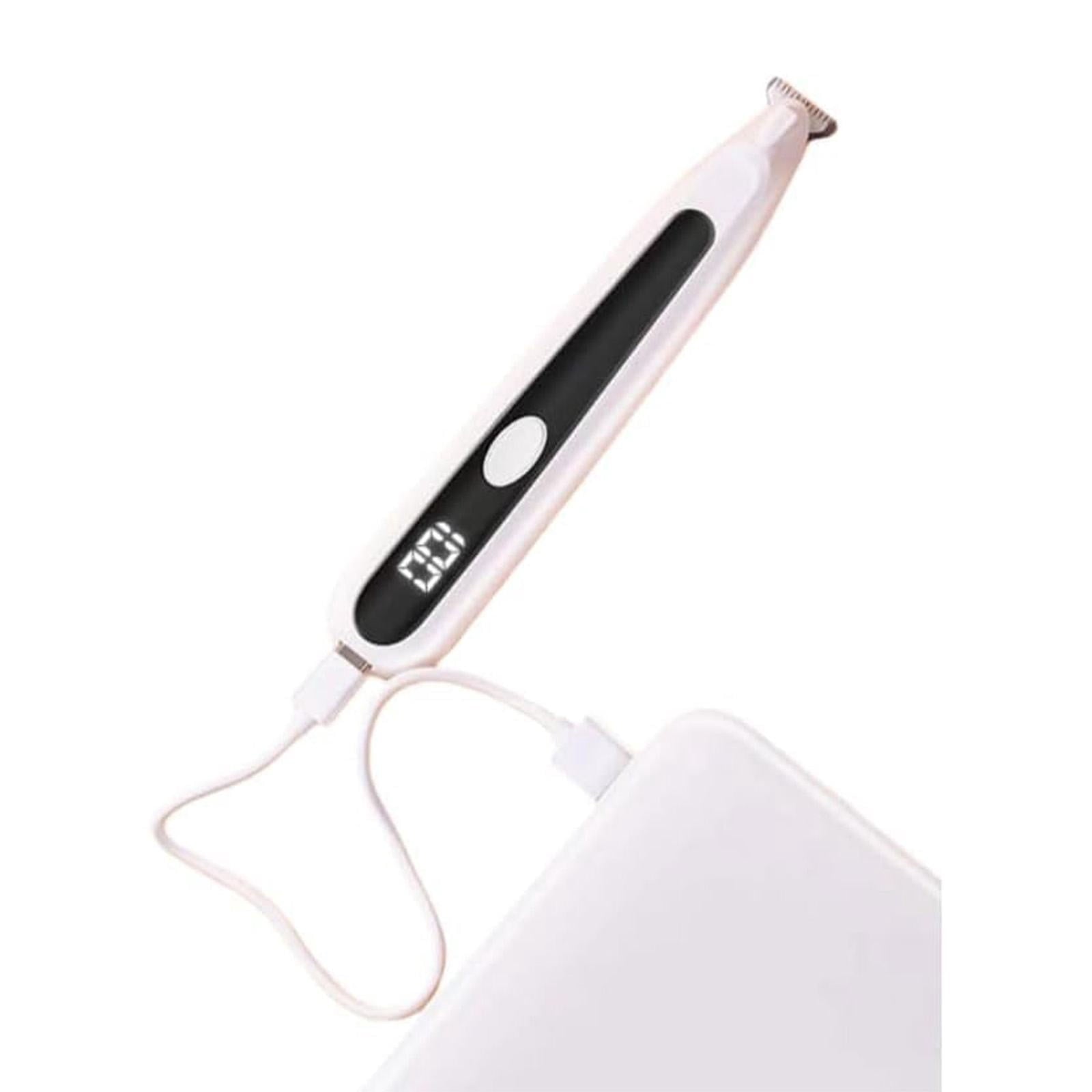Cordless Pet Grooming Trimmer Kit - White