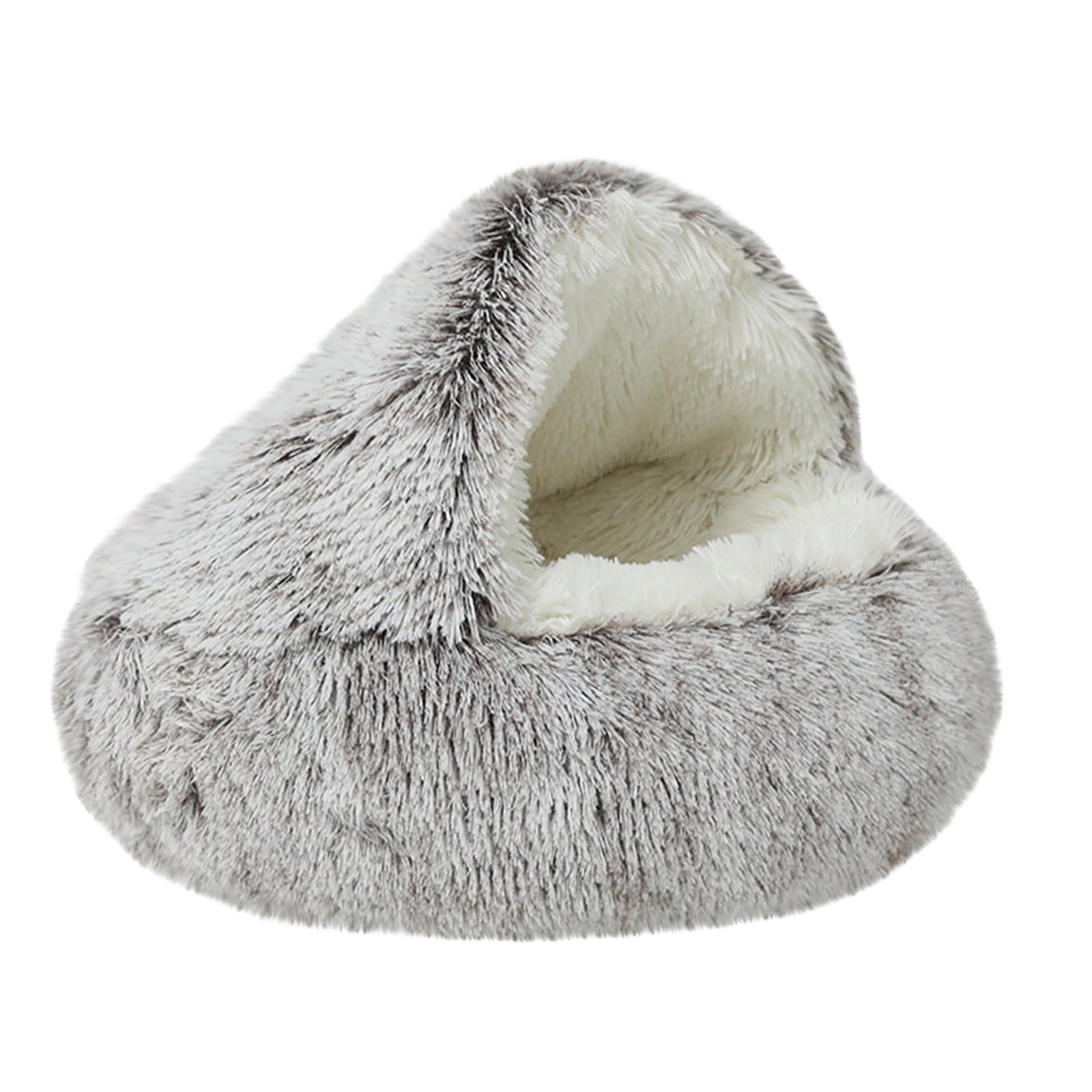 Hooded Calming Dog & Cat Cave Bed 20" - Hazel
