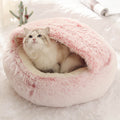 Hooded Cat Cave Bed 16" - Pink