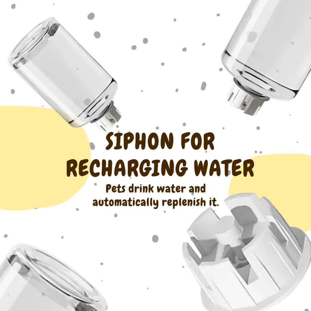 2-in-1 Automatic Pet Feeder & Water Dispenser – Large Capacity Feeding Station for Cats & Dogs