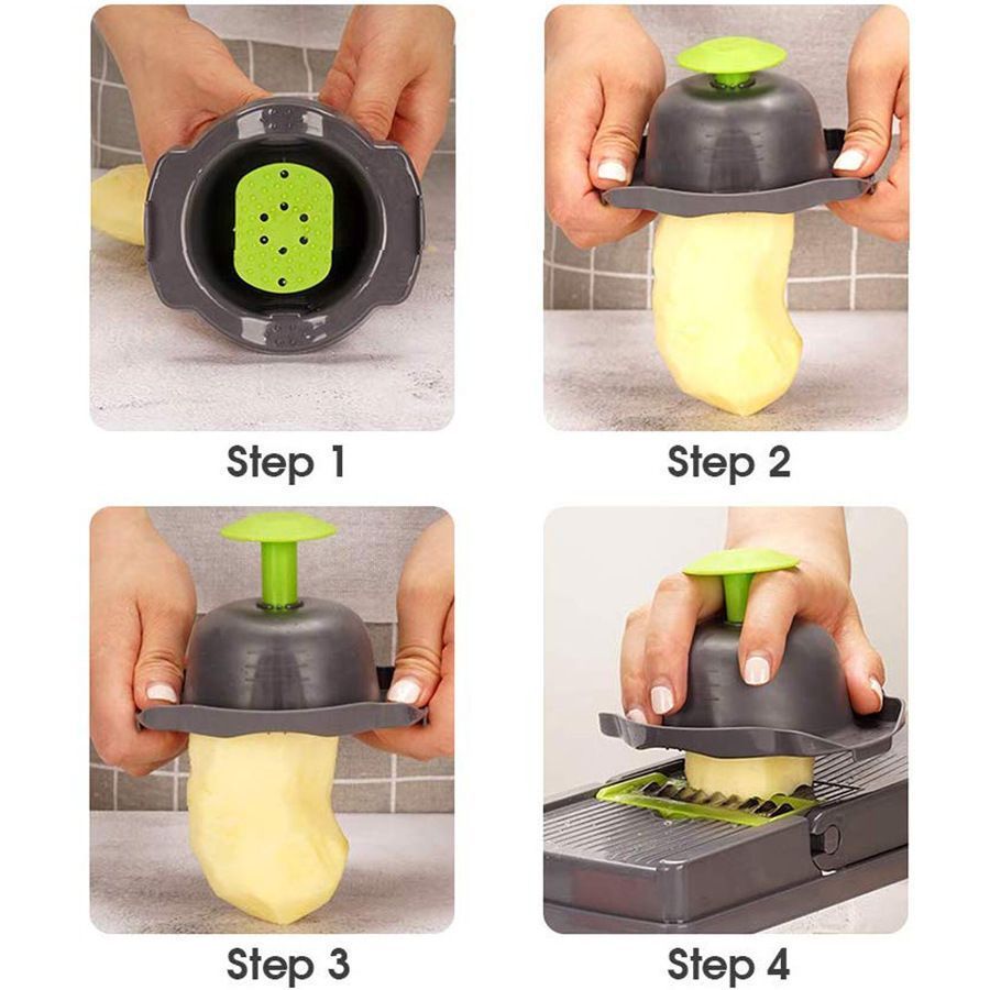 14-in-1 Vegetable Chopper with 11 Blades