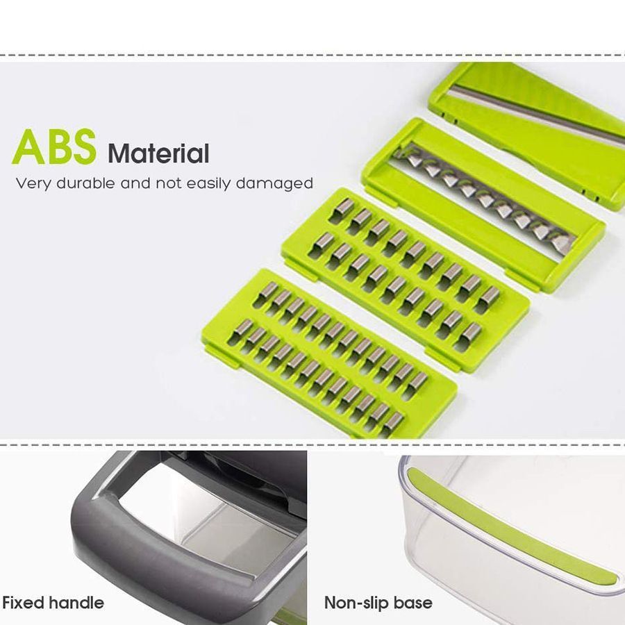 14-in-1 Vegetable Chopper with 11 Blades