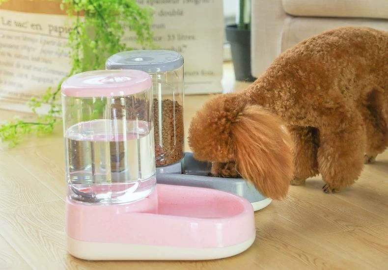Pet automatic feeder & Water Dispenser - Brown Feeder