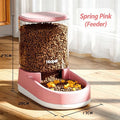 Pet automatic Water Fountain Feeder - Pink Feeder