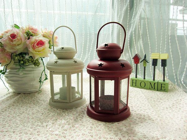 Candle Holder Set of 3 - White, Pink & Black