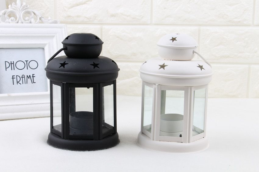 Candle Holder Set of 3 - White, Pink & Black