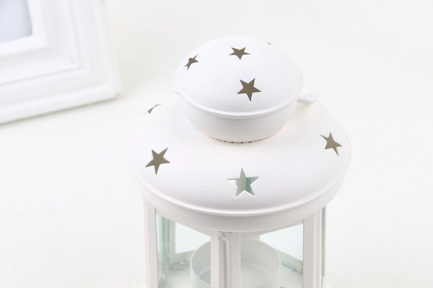 Candle Holder Set of 3 - White, Pink & Red