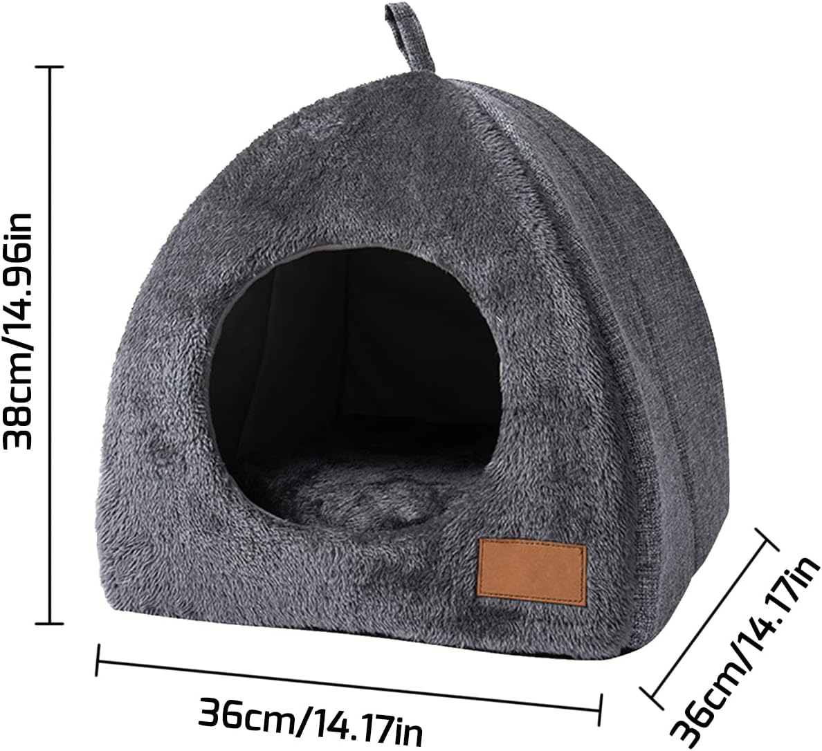 Cat Cave Igloo Bed with Removable Cushion