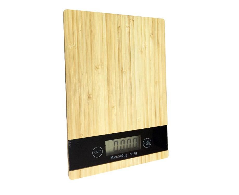 5kg Bamboo Kitchen Electronic Scale