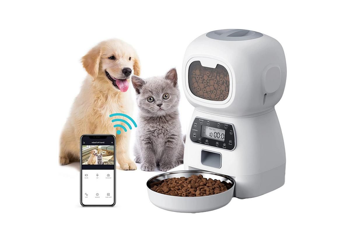 Smart Automatic Pet Feeder – 3.5L WiFi Food Dispenser for Cats & Dogs