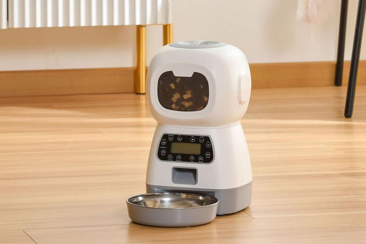 Smart Automatic Pet Feeder – 3.5L WiFi Food Dispenser for Cats & Dogs