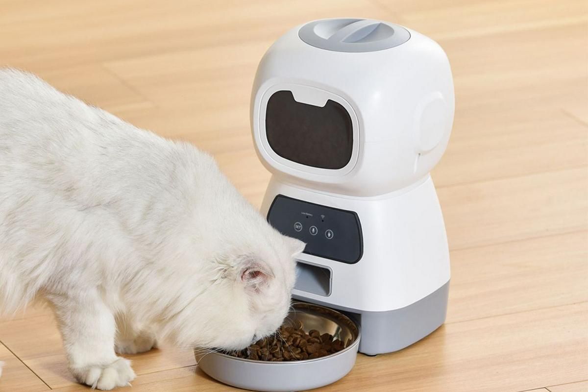 Smart Automatic Pet Feeder – 3.5L WiFi Food Dispenser for Cats & Dogs