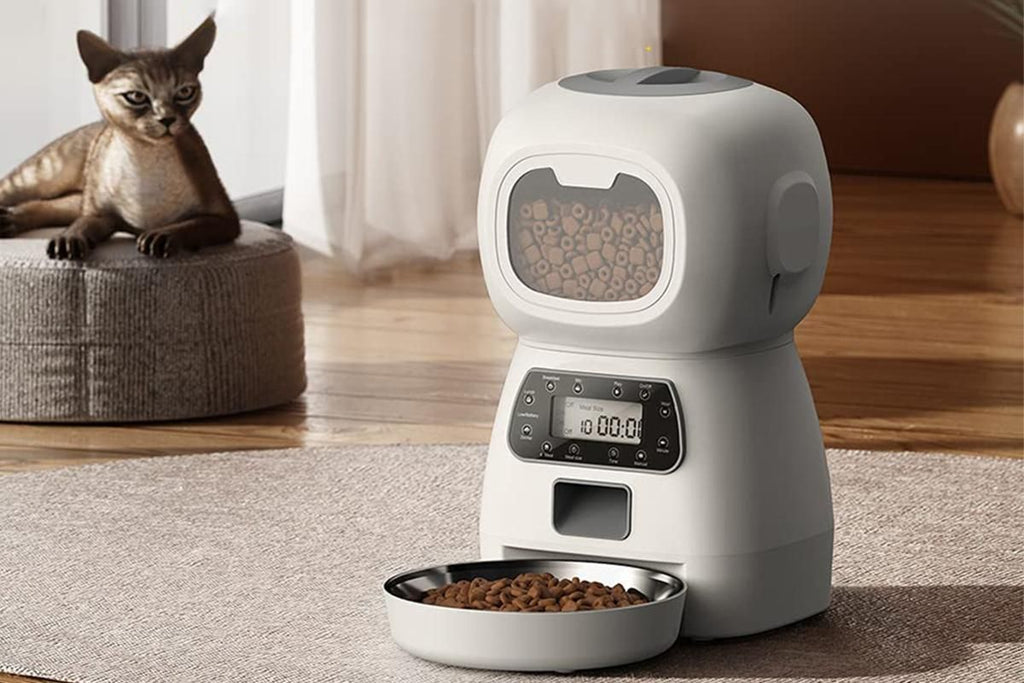 Smart Automatic Pet Feeder – 3.5L WiFi Food Dispenser for Cats & Dogs