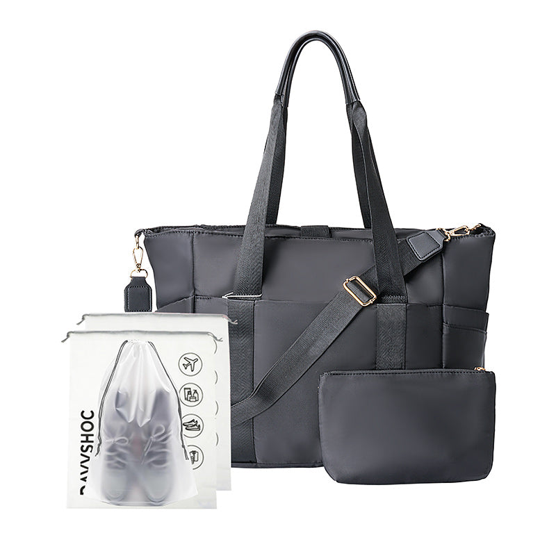 Women's Weekender Travel Bag – Carry-On Duffle Gym & Overnight Bag