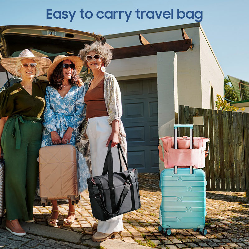 Women's Weekender Travel Bag – Carry-On Duffle Gym & Overnight Bag