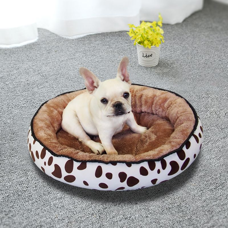 Winter Warm Round Pet Bed – Arctic Fleece