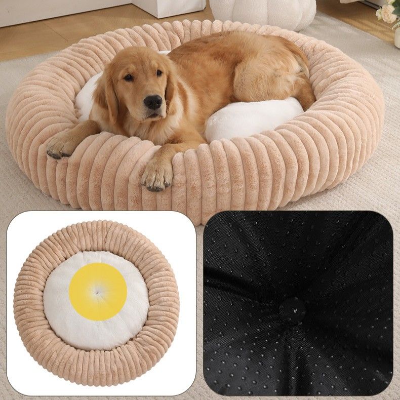 Round Warm Pet Nest Bed – Small to Medium