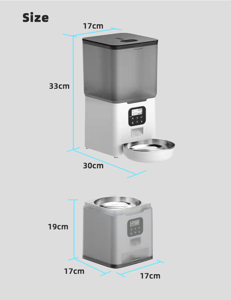 YES4PETS 5.6L Digital Automatic Pet Feeder