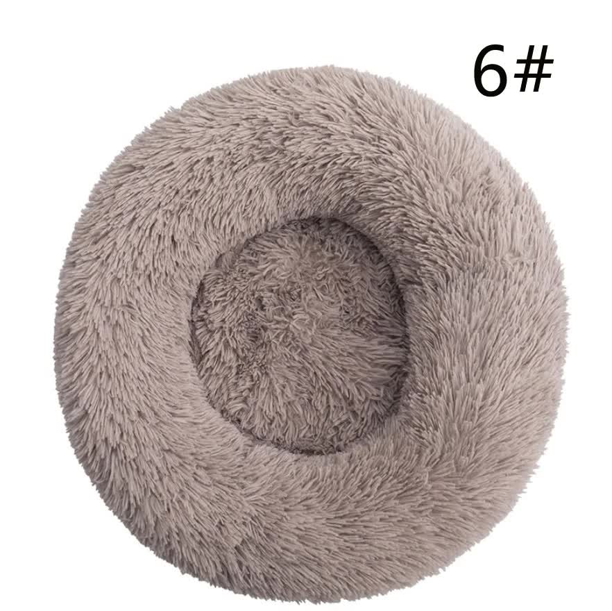 Calming Donut Pet Bed 50cm - Beige Brown