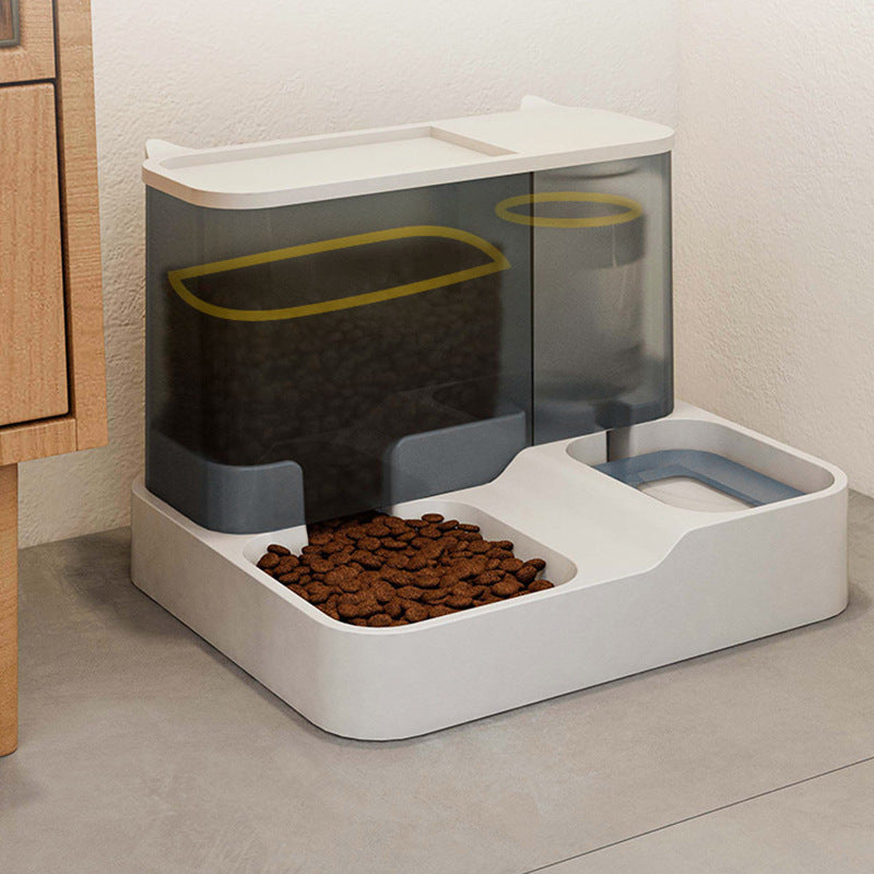 3L Automatic Pet Feeder & Water Dispenser - Grey