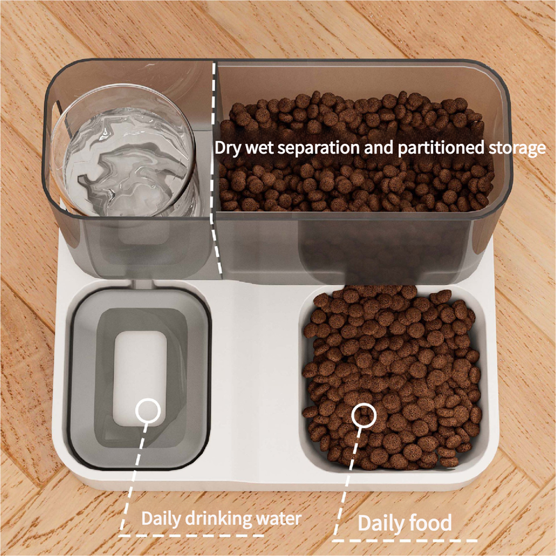 3L Automatic Pet Feeder & Water Dispenser - Blue