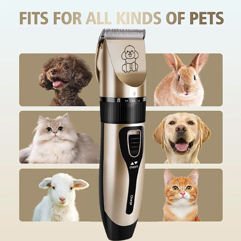 Rechargeable Pet Hair Clipper Kit - Platinum