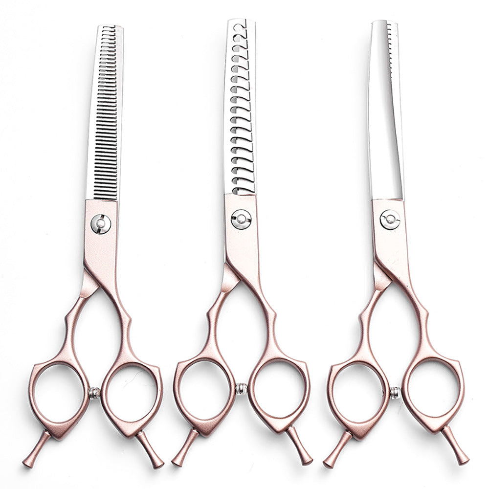 Professional Pet Thinning Shears 6.5" - Rose Gold