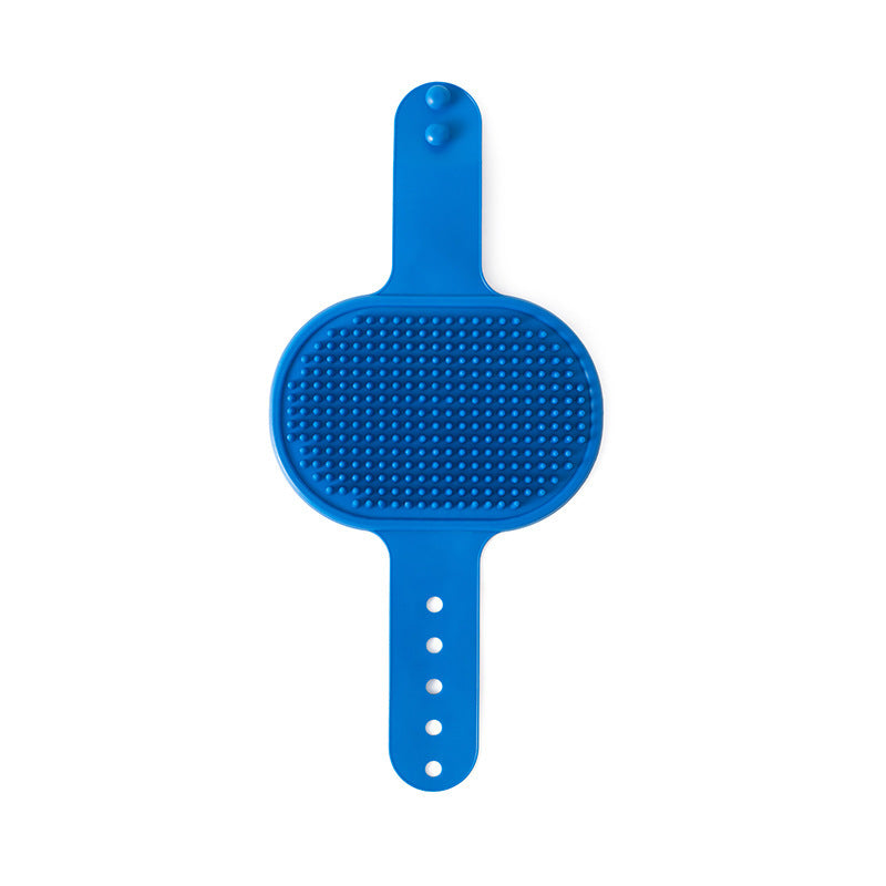 Silicone Pet Grooming Massage Brush 3-Pack - Blue