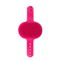 Silicone Pet Grooming Massage Brush 3-Pack - Pink