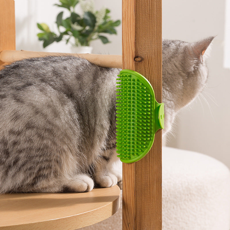 Silicone Pet Grooming Massage Brush 3-Pack - Black