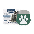 Fine-Tooth Flea Comb with Non-Slip Grip - Olive Green